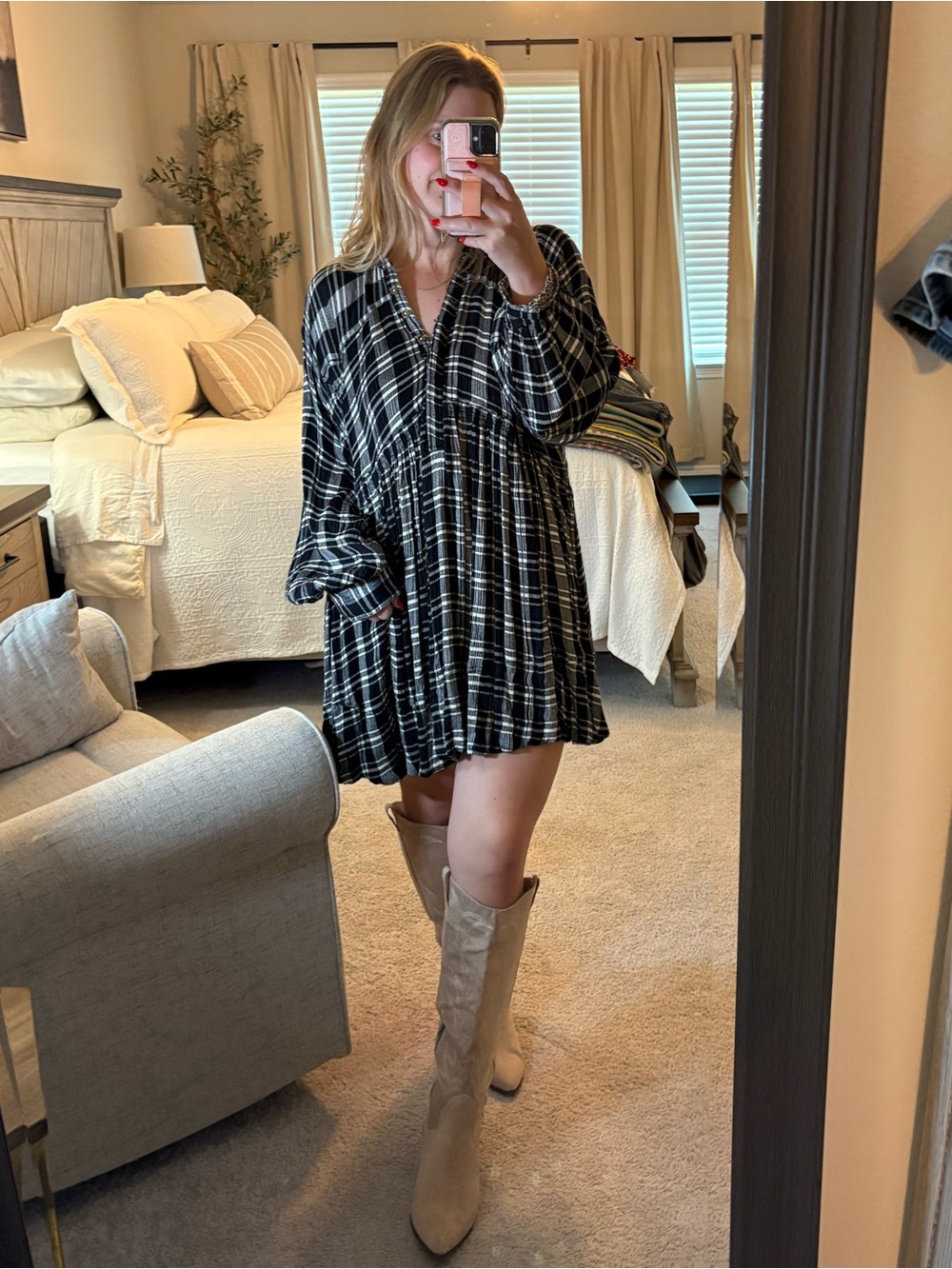 Free People Hoffman Mini Dress